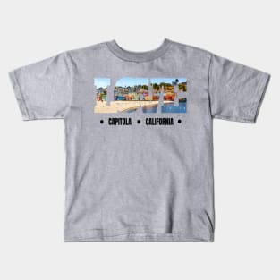 Capitola California Love Design Kids T-Shirt